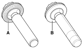 Front hub bolt types